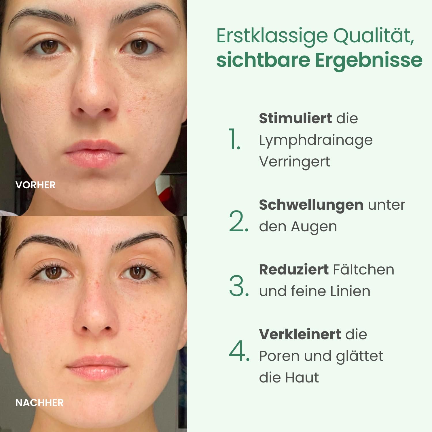 PLANTIFIQUE Rullo Giada Viso e Gua Sha - Jade Roller e Guasha Pietra Massaggiatore Antirughe & Rullo Viso di Quarzo Rosa e Gua Sha - Roller e Guasha Pietra Massaggiatore Antirughe