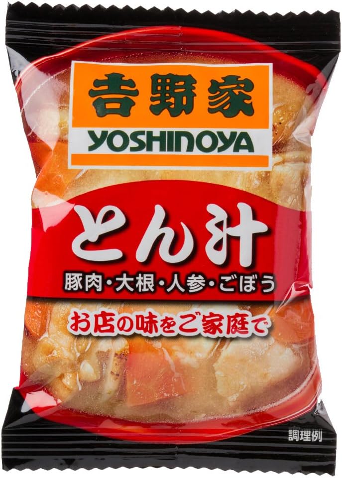 吉野家 [フリーズドライとん汁×20袋セット] (お湯を注ぐだけ)
