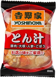 吉野家 [フリーズドライとん汁×20袋セット] (お湯を注ぐだけ)