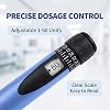 60 Unit Reusable Peptide Injection Pen, Insulin Pen with Adjustable Dose Dial Compatible, Clear Scale Design (Blue)