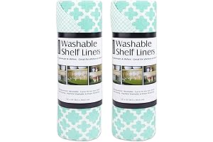 DII Non-Adhesive Refrigerator Liners: Lattice Aqua