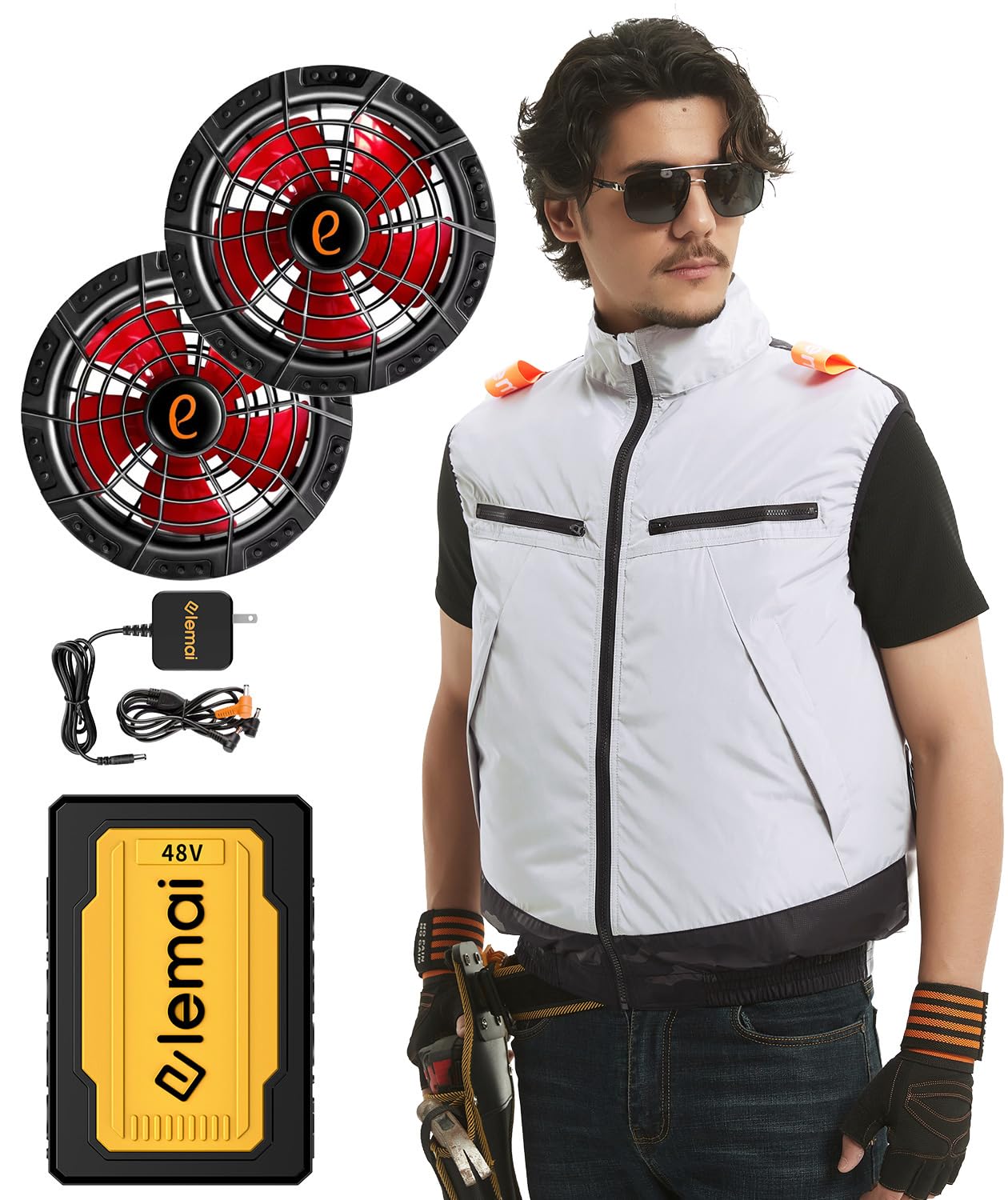 妥協なき暴風 48V最強進化】2025新型ファンバッテリーセット 2種類