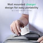 Apple Watch Charger,20W 3-in-1 Charging Block with Magnetic Charging and Dual Ports, Portable USB C Wall Charging Block Compatible with iPhone, Apple Watch Series