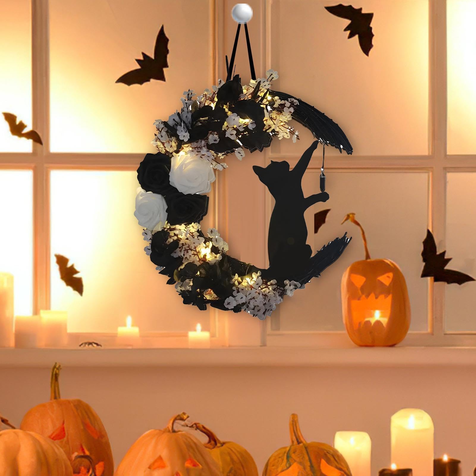 Ghirlanda di Halloween Ornamento Ghirlanda Spaventoso a Tema Festivo