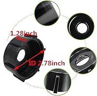 Vista 8 de Anbige Piezas de repuesto Frasco de vidrio de 6 tazas con cuchilla, junta, base, tapa, compatible con licuadoras Oster