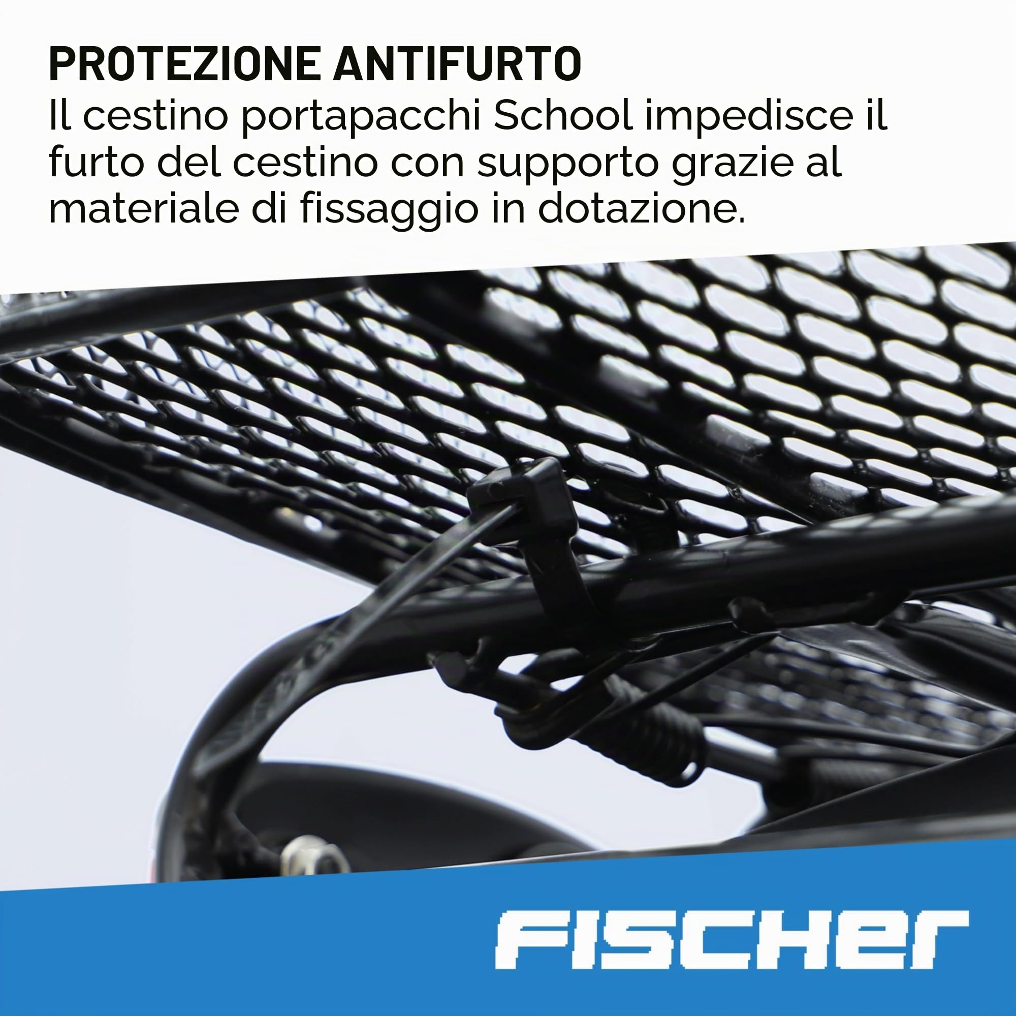 Fischer Cestino Portapacchi Nero 25 kg