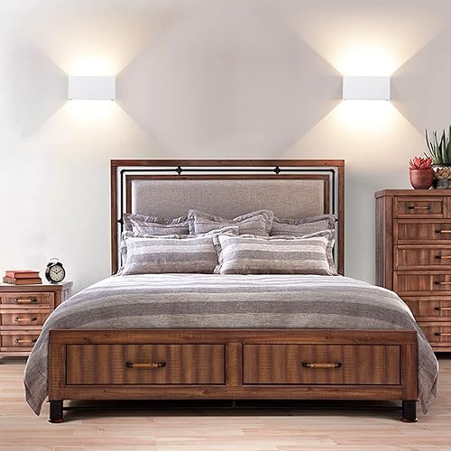 Miniatura 6 de Kawell Lámpara de pared moderna de 12 W, lámpara de pared LED de ángulo de haz ajustable, lámpara de pared de aluminio para interiores y exteriores,