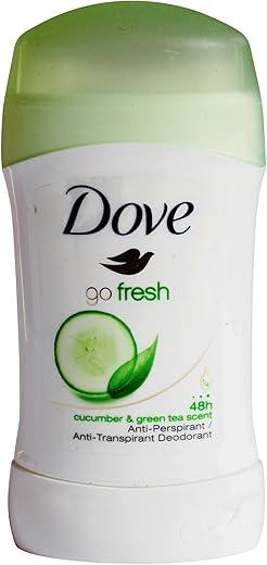 Dove Unisex Anti-Perspirant Deodorant Stick 40Ml (Cucumber & Green Tea)