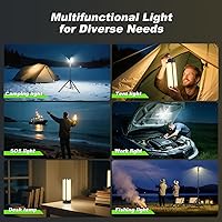 Vista 6 de Camping Lights with Remote & Stand 8.2 Ft,14000 mAh Rechargeable Camping Lantern Tent Light, 6000 Lumen Magnetic Work Light,Portable Outdoor Light