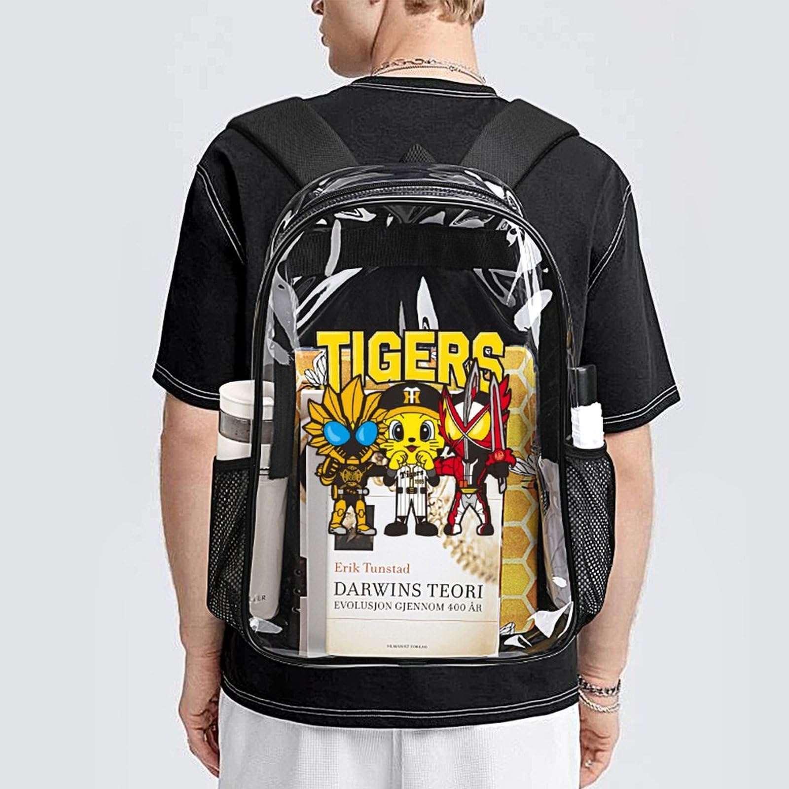 Amazon.co.jp: 阪神タイガース リュック クリアバッグ 透明