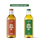 Jivo Refined Rice Bran Oil 1 Litre | Cholesterol Free Cooking Oil | Contains MUFA and Gamma Oryzanol | High Smoke Point | Ideal for Deep Frying, Sautéing and Baking gallery image