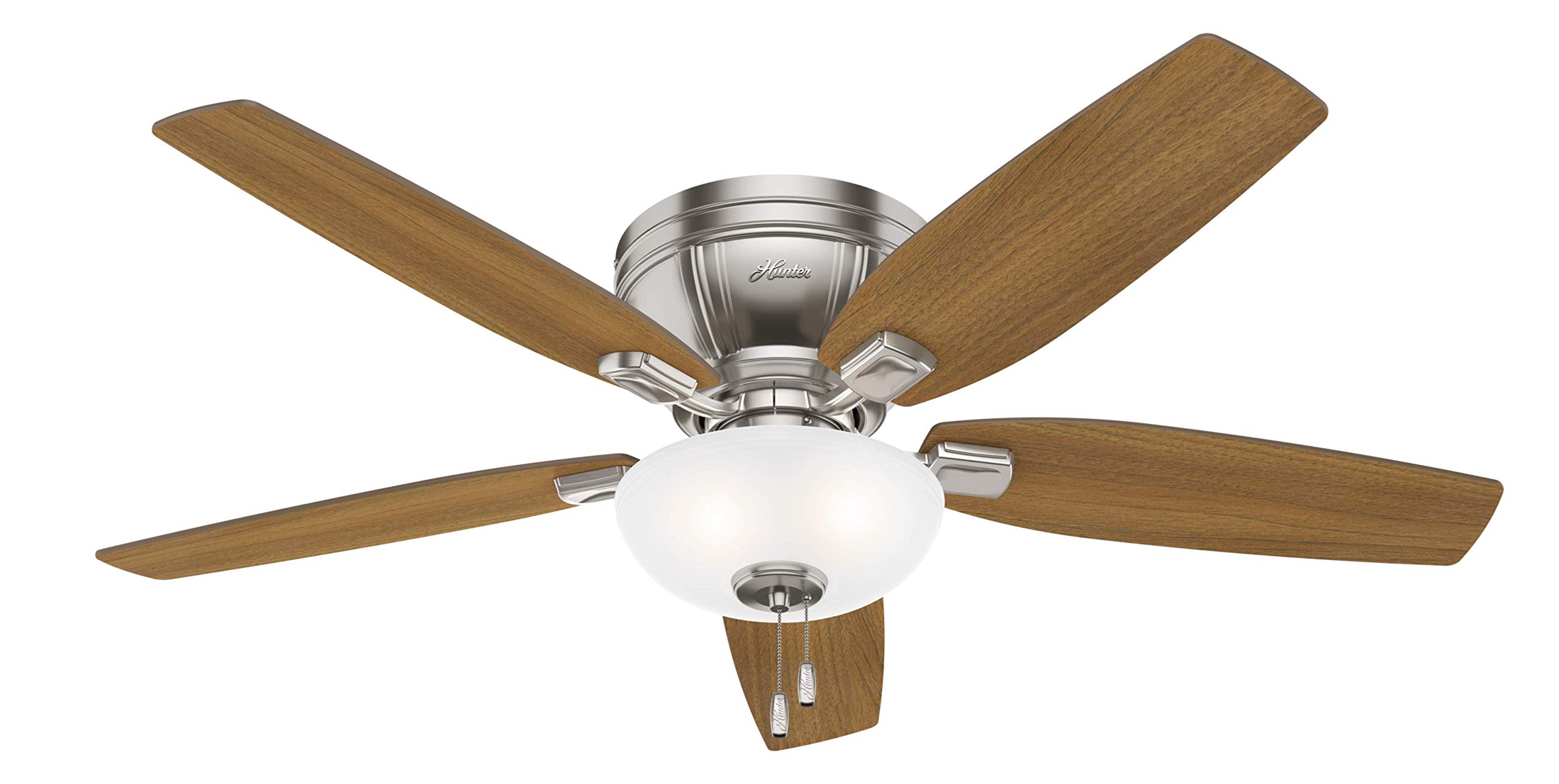 Hunter Kenbridge, Indoor, Ceiling Fan, Pull Chain, 52 inch, Brushed Nickel
