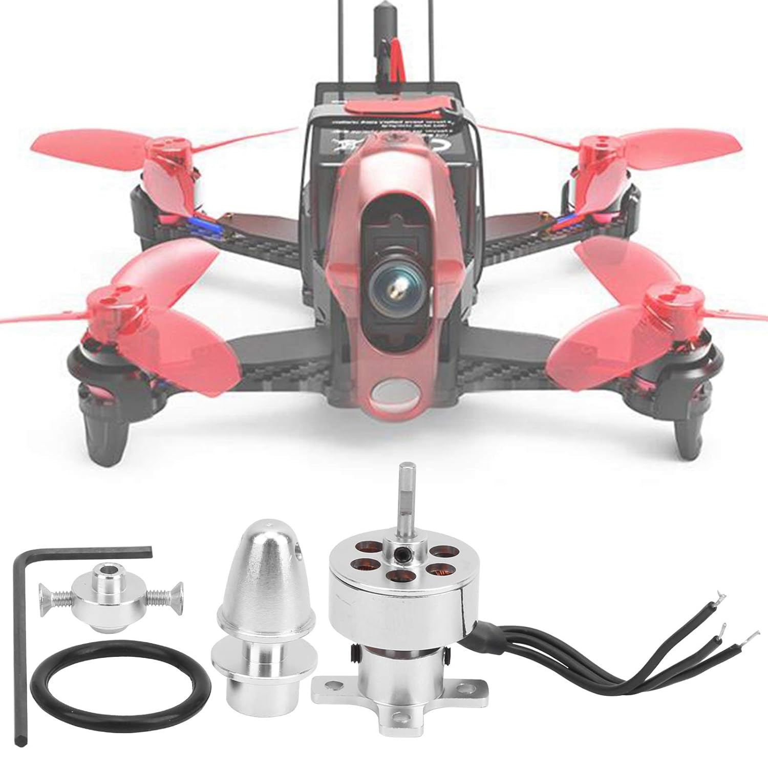 1811 RC Metal Motor, 3000kv Brushless Motor Accessory RC Airplane Motors for Fixedwing Quadrotor Model
