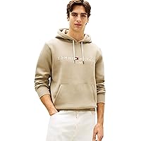 Tommy Hilfiger Tommy Felpa con Cappuccio da Uomo con Logo Mw0Mw11599