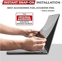Vista 3 de Pantalla magnética de privacidad para MacBook Air de 15 pulgadas (2023-2025, M2, M3, M4) patentado y protector de filtro de privacidad extraíble