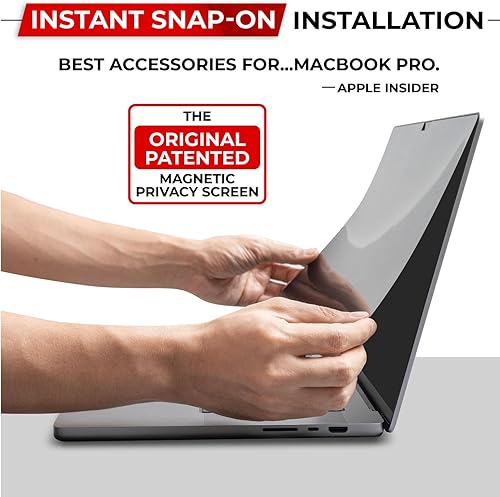 Miniatura 3 de Pantalla magnética de privacidad para MacBook Air de 15 pulgadas (2023-2025, M2, M3, M4), protector y filtro de privacidad extraíble para