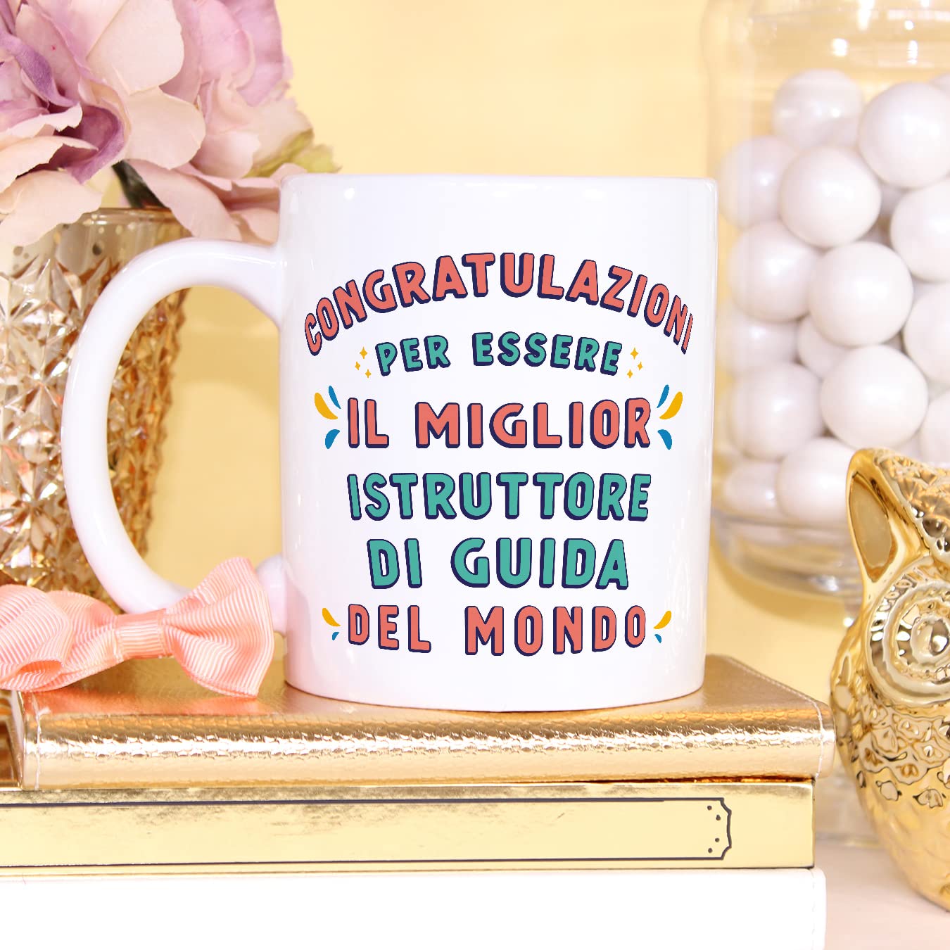 Tasses MUGFFINS Pour Monitrice De Conduite - Cadeau Original Pour Une Femme Monitrice De Conduite Continue Ainsi