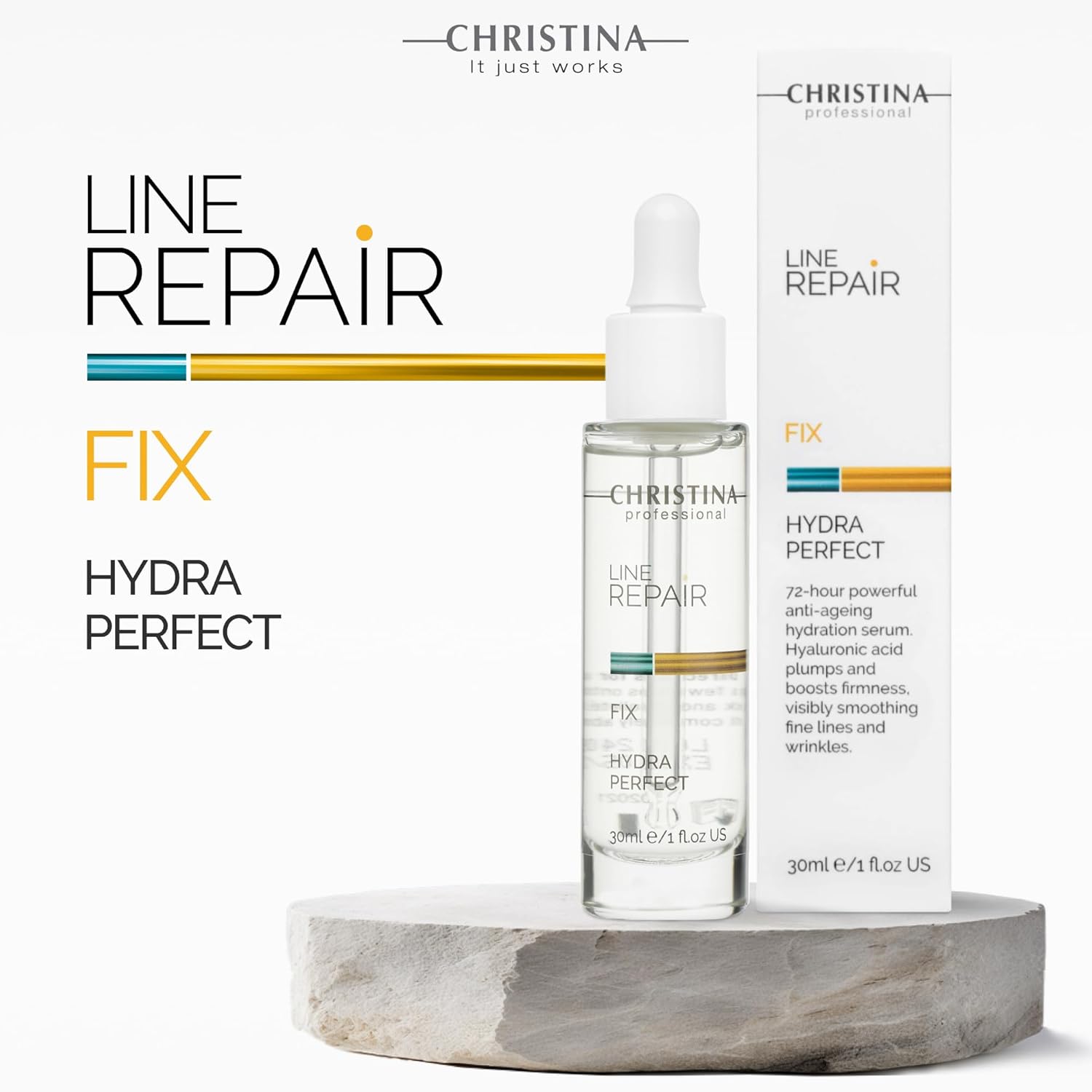 Christina Line Repair - Hydra Perfect Hyaluronic Serum - Intense Moisture & Anti-Aging Elixir 30ml / 1 fl.oz - Image 5