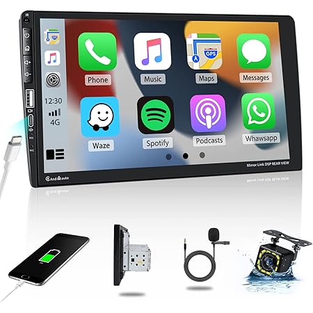Roinvou 1 Din Bluetooth Autoradio Mit 7 Zoll Display - Carplay & Android Auto