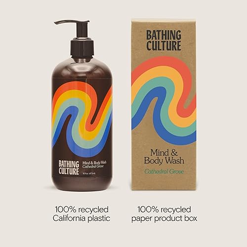 Miniatura 7 de Bathing Culture, Organic Mind + Body Wash, Natural, Biodegradable, Vegan Personal Care, All Natural Organic Body Wash for Women and Men, PCR Plastic