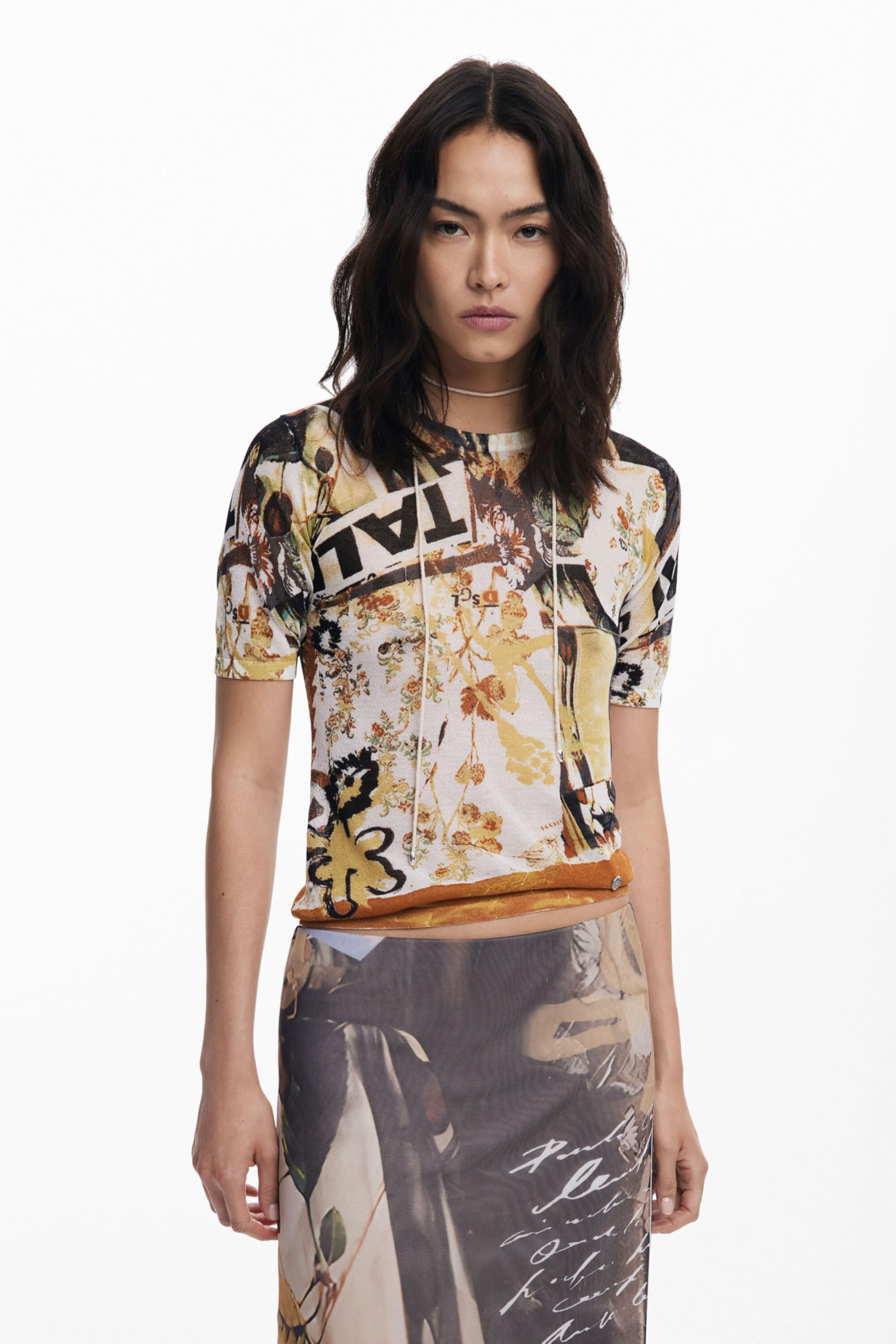 Desigual 25wwfk05 Skirt Donna