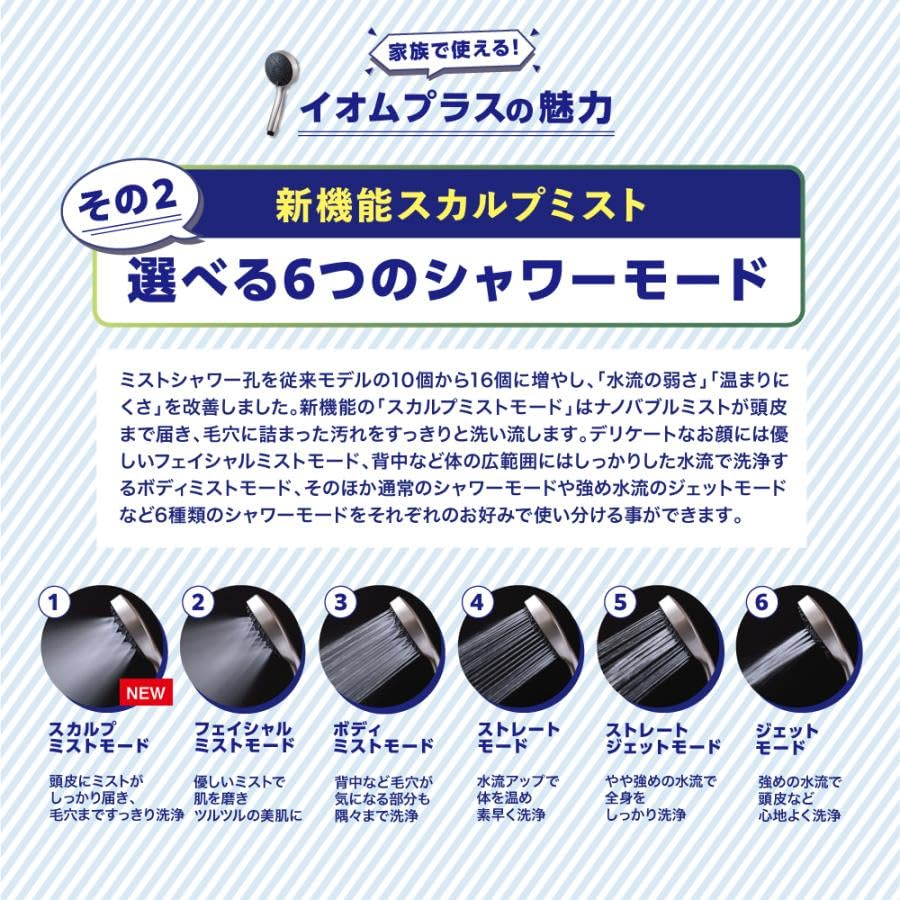 Amazon | ディープクレンジング ミストシャワーIOM+(イオムプラス