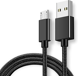 Android Charger Cable, Fast Charging Cable Nylon Braided Micro USB Cable for Samsung, HTC, Nokia, Sony,Motorola and More-Black (2M)