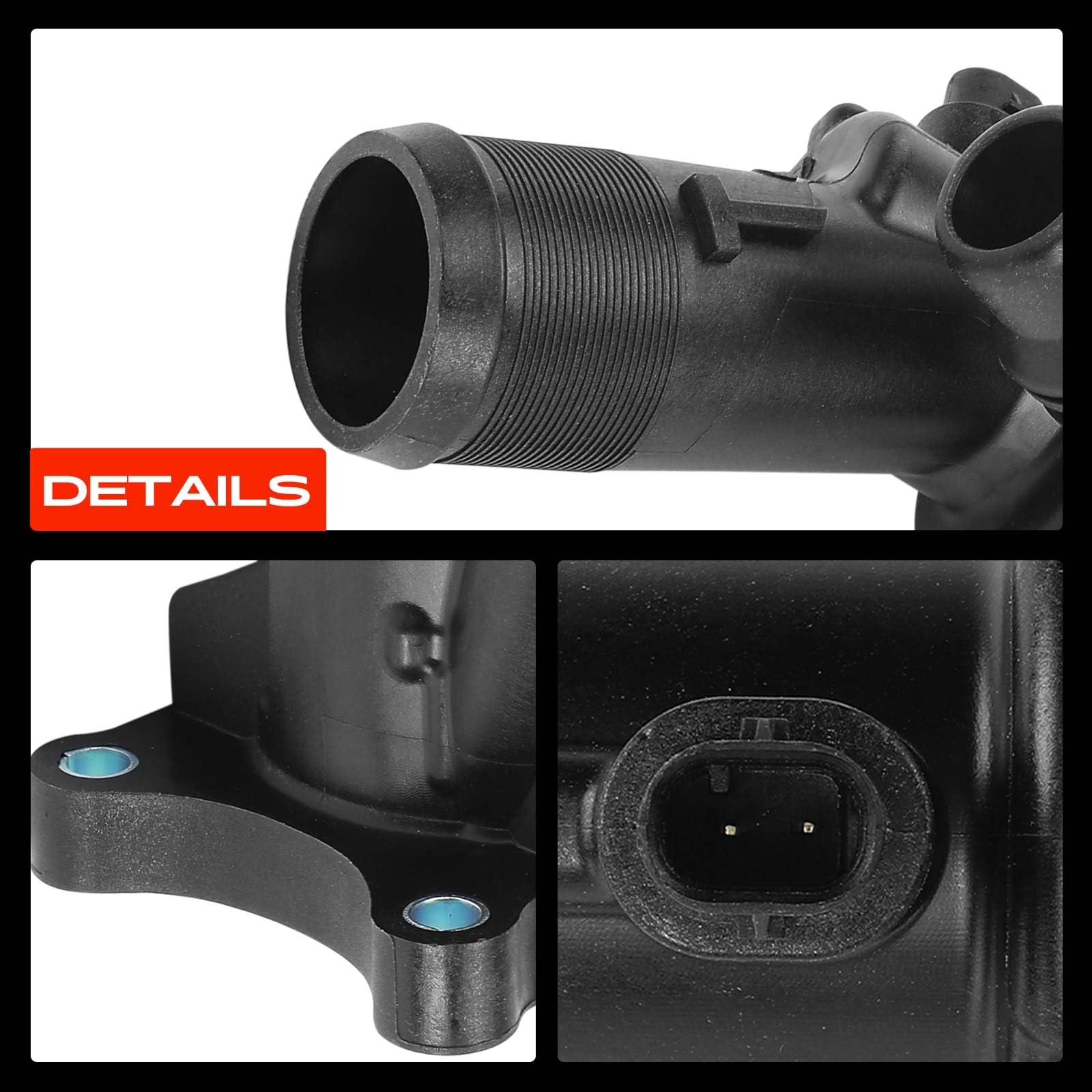 Frankberg Termostato del liquido di raffreddamento 2 Poli 31686560 | Compatibile con: XC60 II 246, S80 II 124, V40 Cross Country 526, V40 Hatchback 525, XC60 156, V90 II Station wagon 235