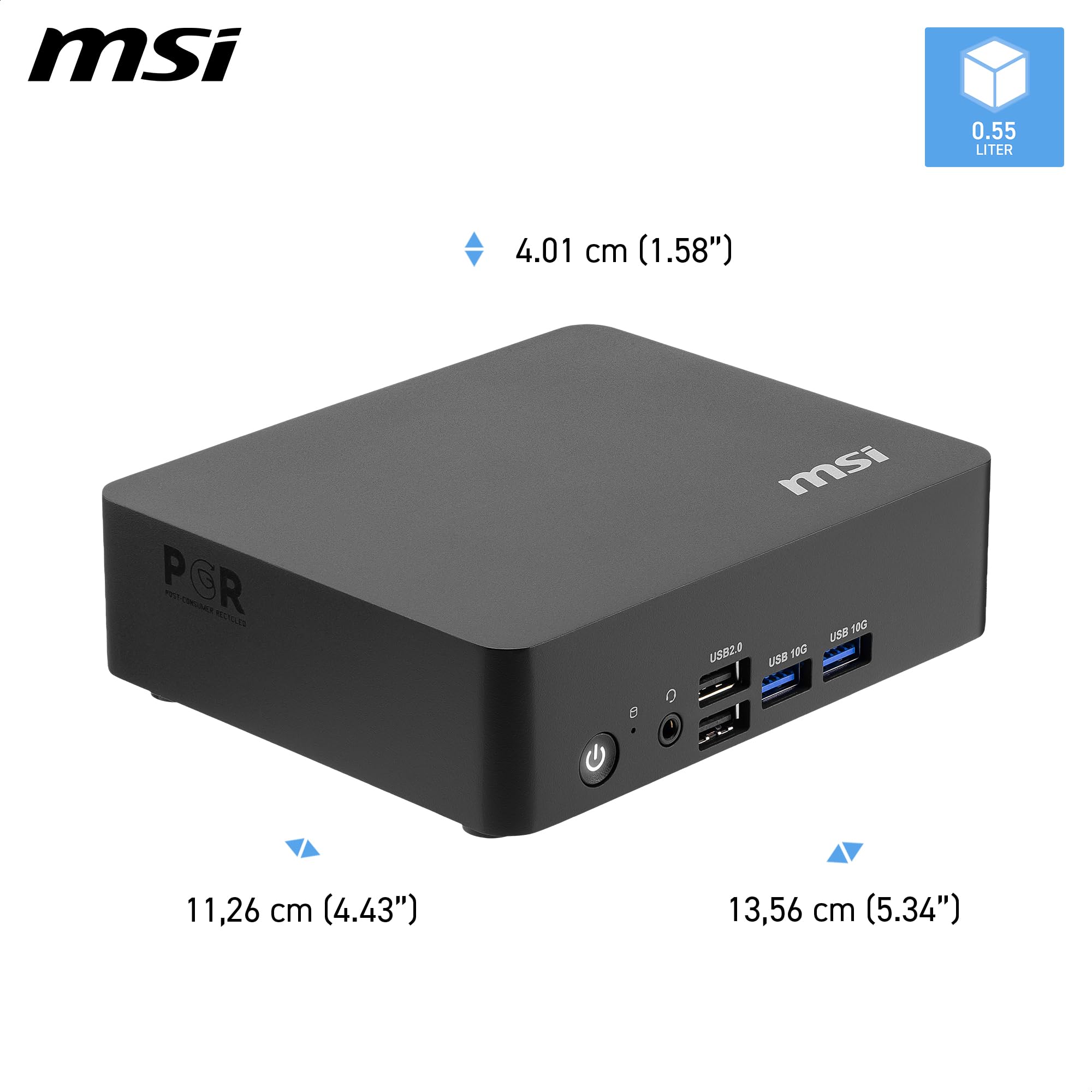 MSI Cubi NUC TWG S-007AT 8GB 128GB SSD W11P (00B21221-007)