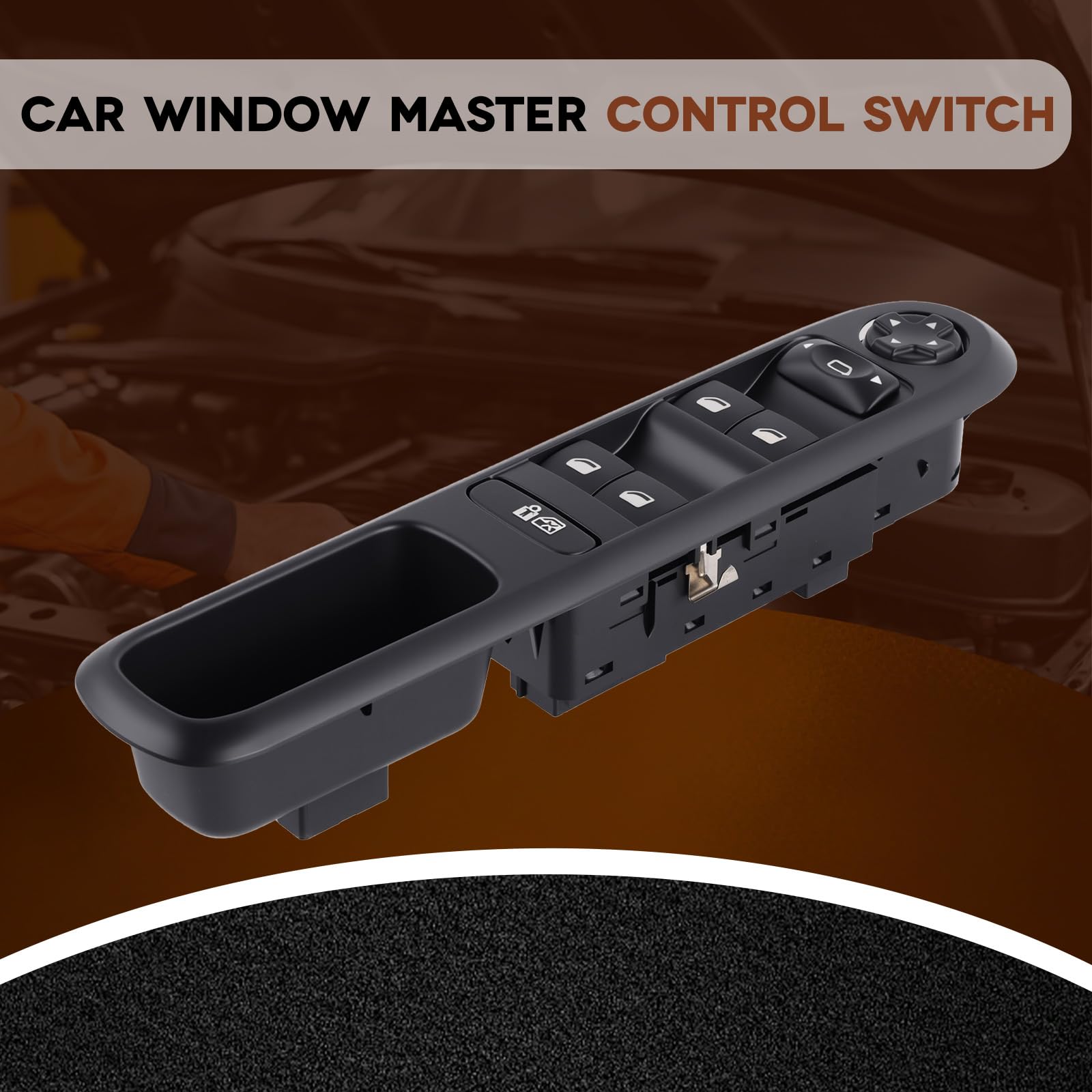 Fraway 96650620ZD - Interruttore elettrico per alzacristalli anteriore sinistro, adatto per 5008 3008 Wagon 2009-2015, codice articolo 96650621ZD 6490X5 6490.X5 96650620ZD Manual