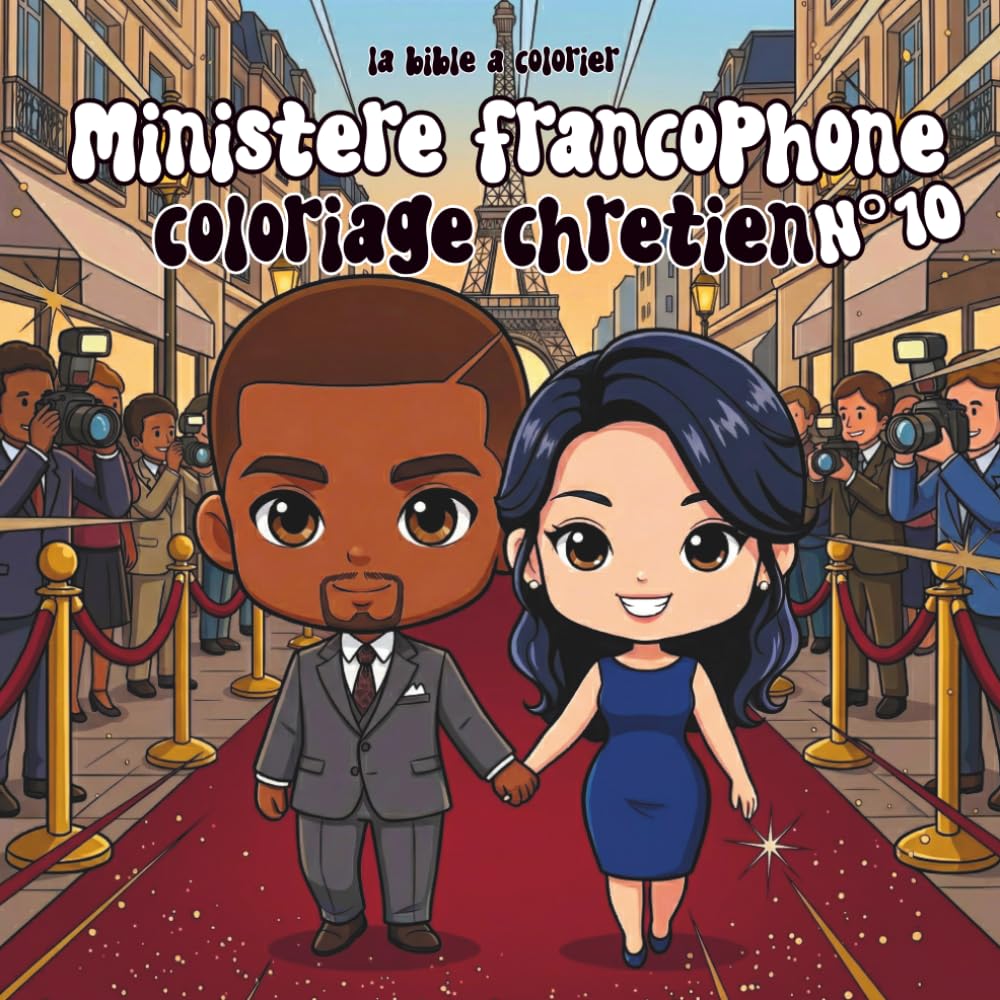 Ministère francophone n°10 | Coloriage chrétien: 40 pages anti-stress | Serviteurs de Dieu & ministères chrétiens | Livre de coloriage adulte et ... chrétien – Serviteurs de Dieu (10 Livres))