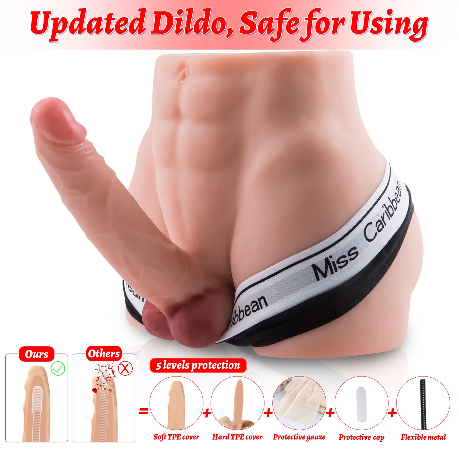 Amazon.com: Male Sex Doll for Women Gay Sex Toys Torso Dildo Torso Sex Toy  Men Sex Doll Gay Sex Doll with Penis, Tight Anal, Woman Sex Doll Riding Sex  Toy Sex Doll
