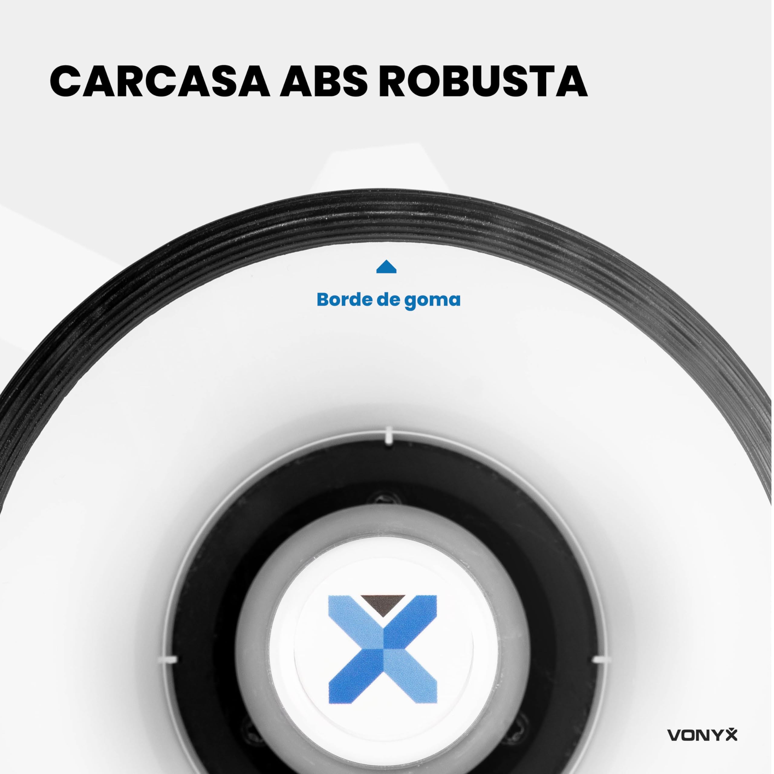 Vonyx MEG018 Megáfono Bluetooth 18W 600m Alcance Sirena Grabación 60s Ligero Eventos Deportes
