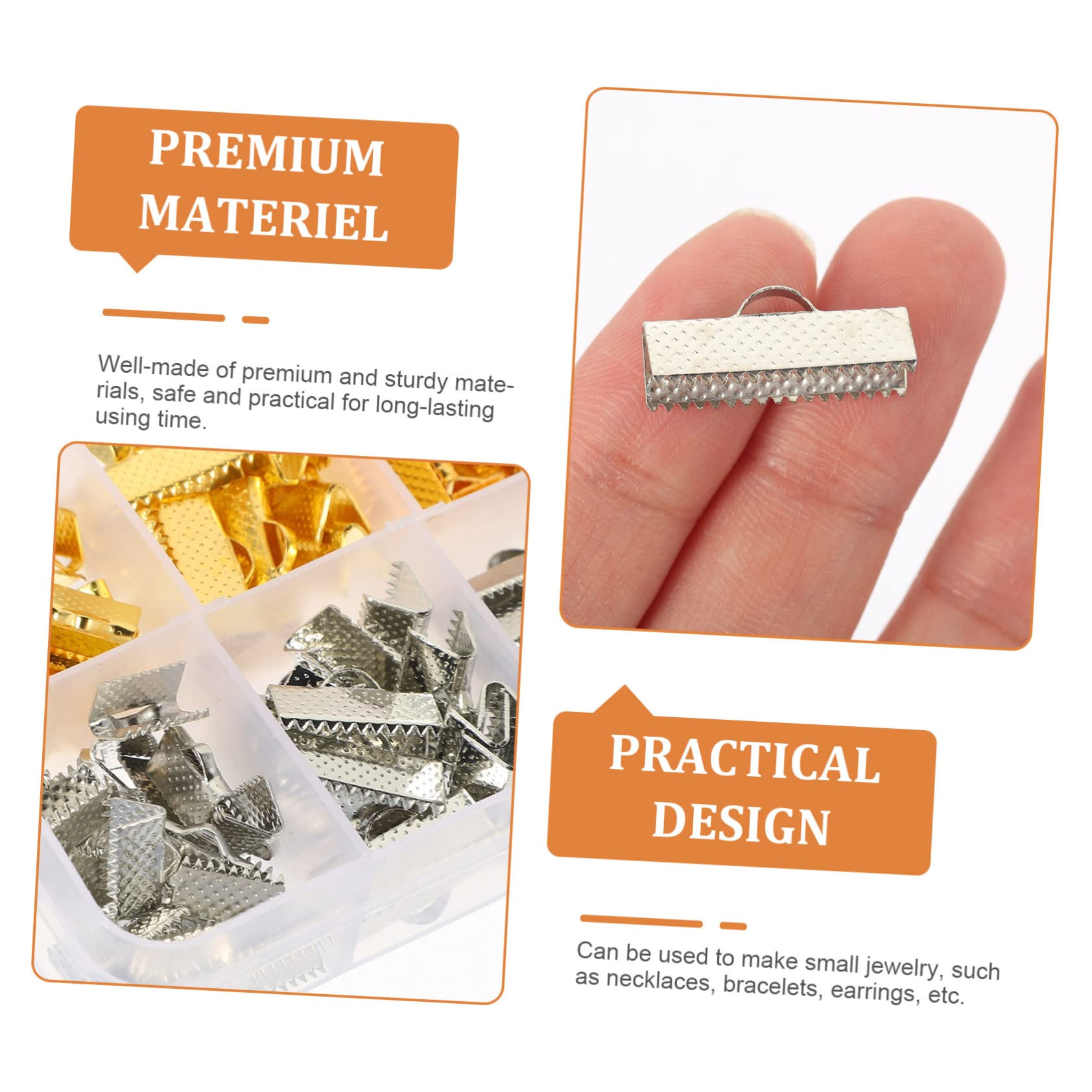 Gadpiparty 3 Cajas Cadena De Extensión De Hebilla De Langosta Broches De Langosta Para La Fabricación De Joyas Broches De Sujeción Del Extremo Del Cordón Aleación