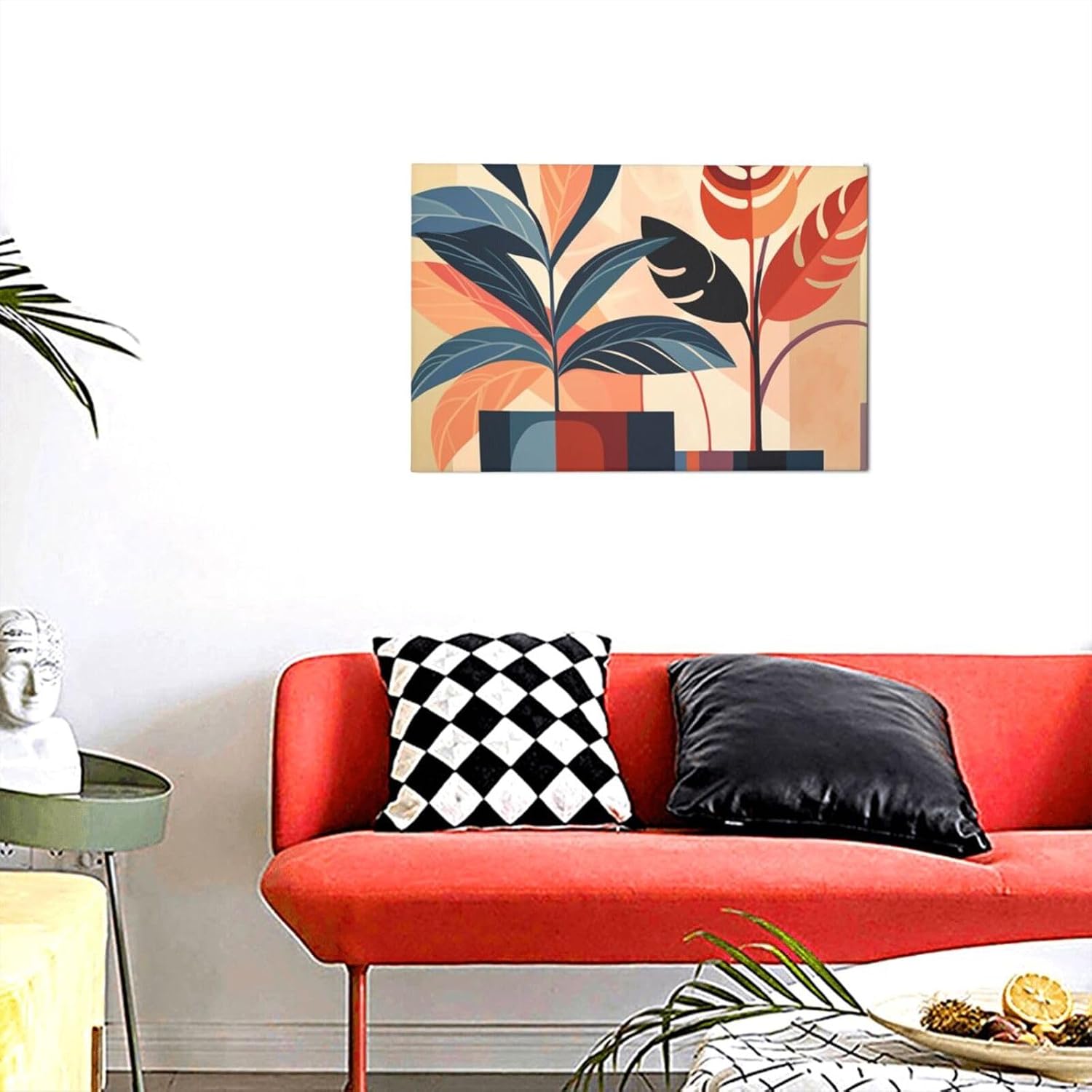 BTCOWZRV Botanical Collage Poster Decorative Paintings Canvas Wall Art Unframed Picture Prints Modern Artwork Wall Hanging Decorations for Bedroom Living Room Home Office 12x18 Inch