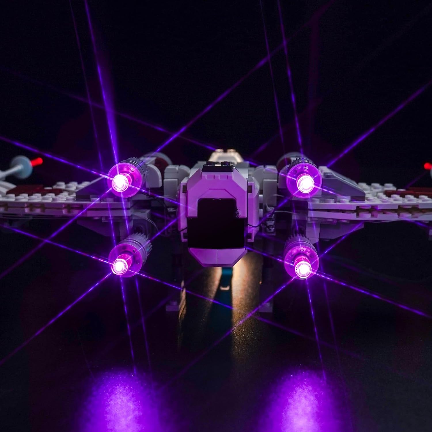 BrickBling Light Kit Compatible with Lego TIE Fighter & X-Wing Mash-up Building Set (No Model), Creative Lights for Lego 75393 (Light Control Version)