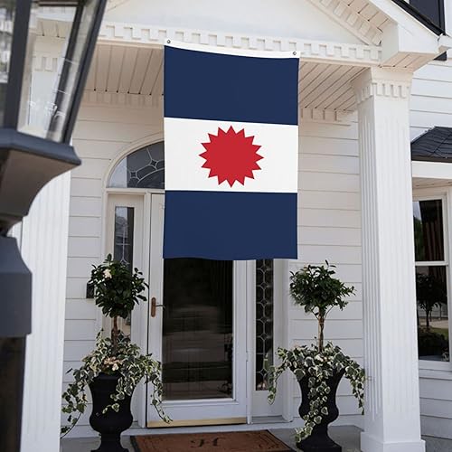 Miniatura 7 de Bandera de doble cara de la presa Tai People Banderas de 3 x 5 pies, bandera de decoración al aire libre, bandera ligera para fiestas en el hogar,
