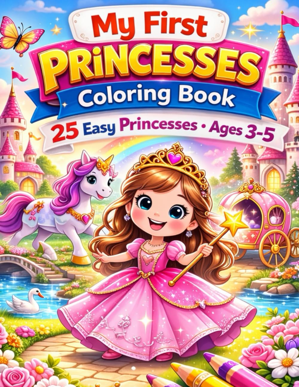 My First Princesses Coloring Book (My First Coloring Book)