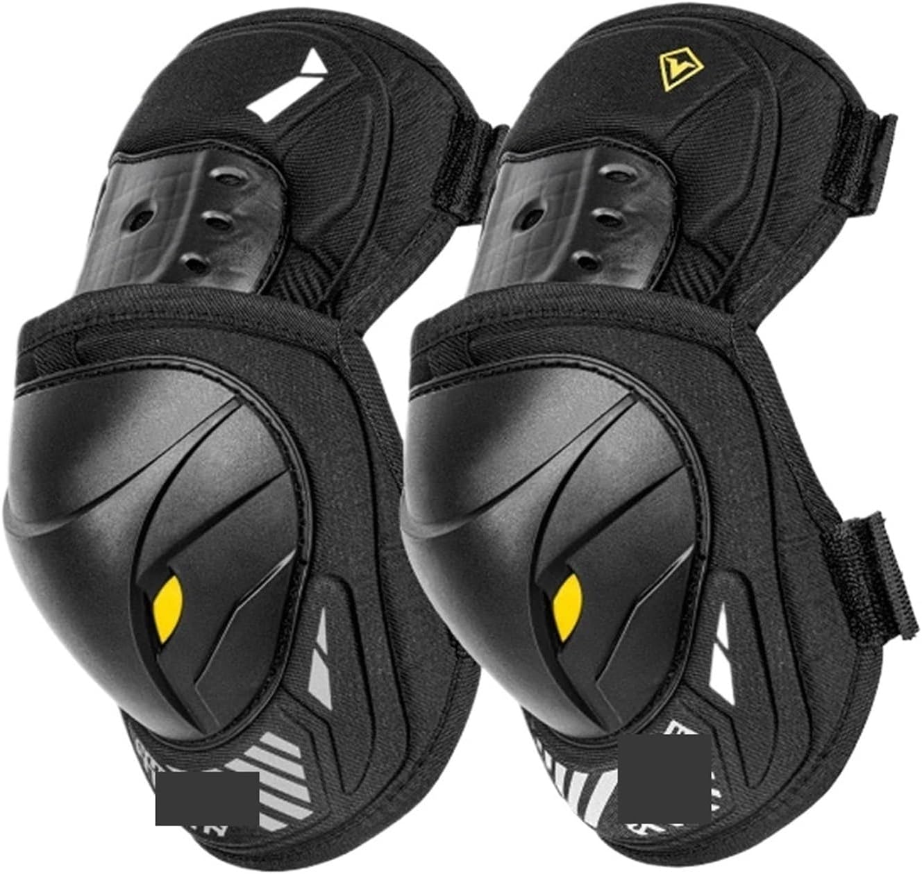 Wheel Speed Sensor 1Pair Motorcycle Electric Bike Knee Elbow Guards Pads Body Motocross Racing Mountain ABS Wheel Speed Sensor Front(Knee-1Pair)