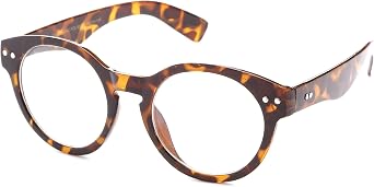 Newbee Fashion - Vintage Retro Round Clear Lens Fashion Glasses Thick Quality Frame