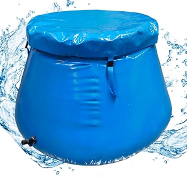 264 Gallon Water Storage Bladder,Large-Capacity Foldable Water Bladder Tanks Container,Collapsible Soft Drought-Resistant Water Bag, fire-Fighting Agricultural use Water TankBucket1000L