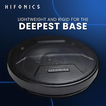 Hifonics Zeus ZS65CXS 6.5 Inch 3 Way 300W Shallow Mount Coaxial Speakers, Pair
