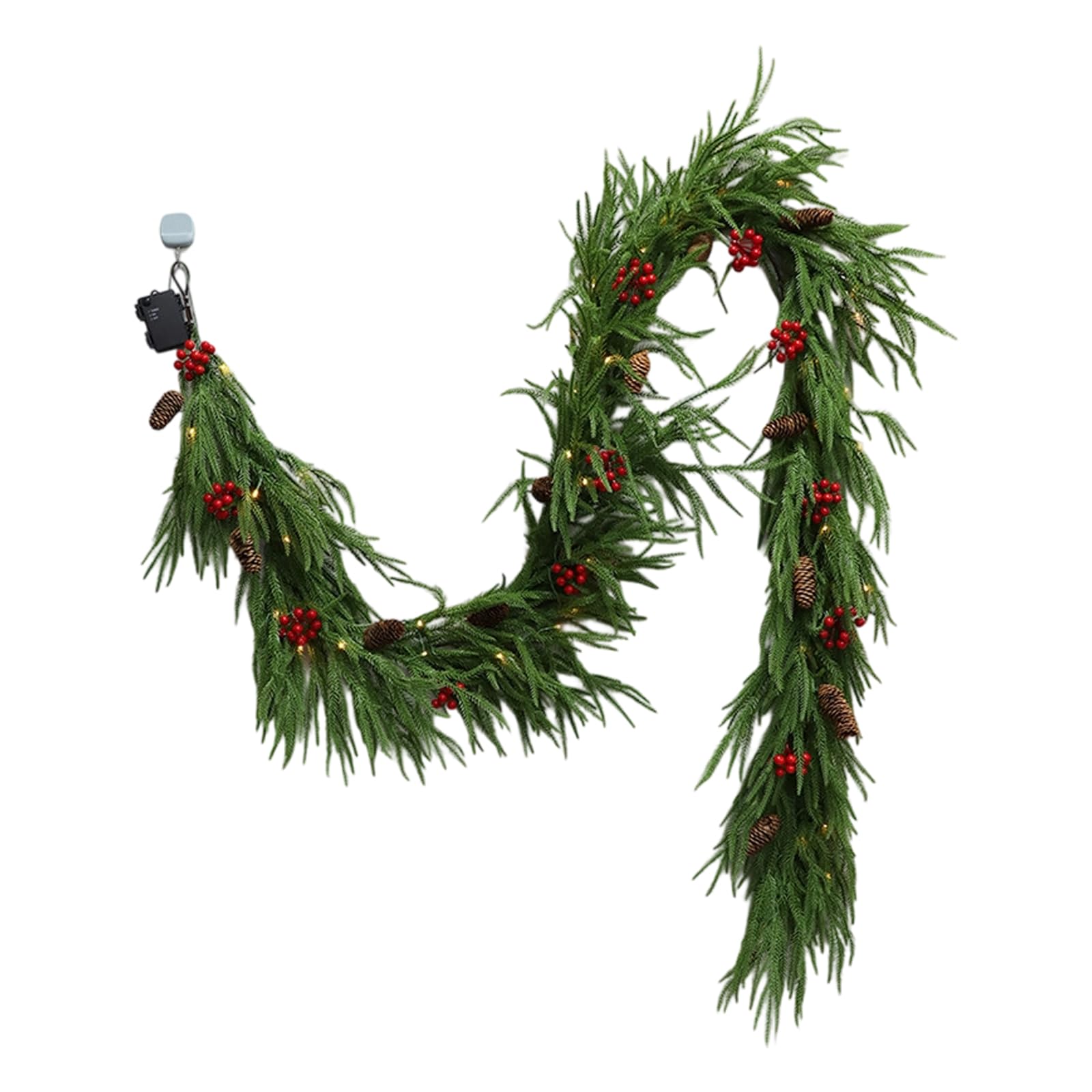 Christmas Wreath Realistic Pine Designs Greeneries Garlands for Fireplaces Wall Door Decoration Artificial Hanging Plant Garlands
