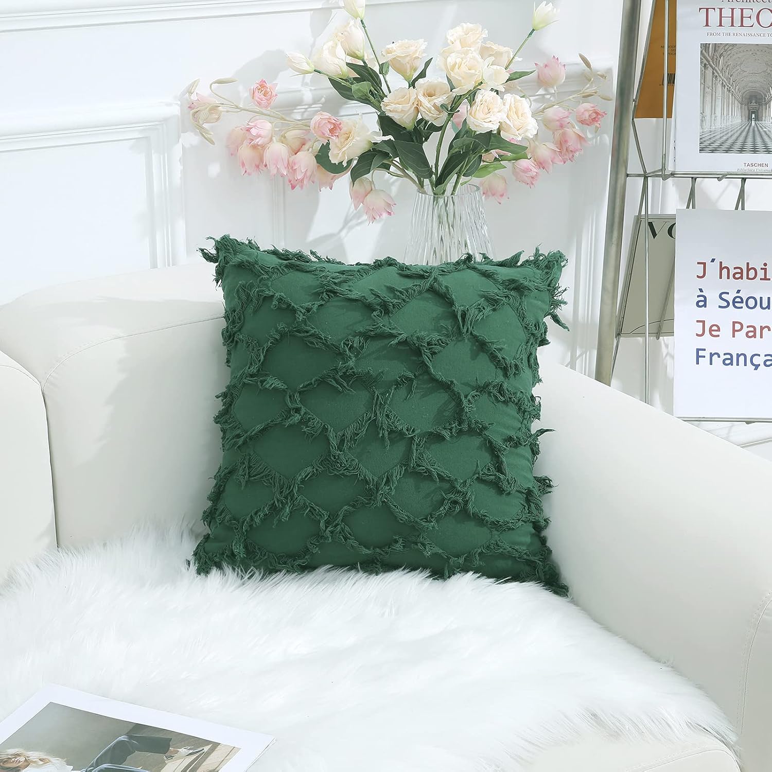 cheap green throw pillows