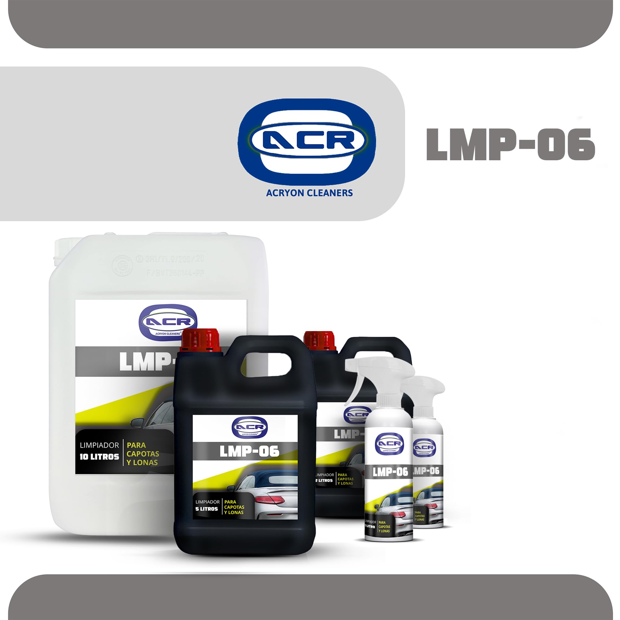 Limpiador para capotas de coche cabrio- Protector para techos convertibles de tela y lonas. (1 litro)