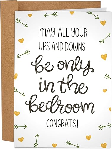 Sleazy Greetings Divertida tarjeta de boda para ella despedida de soltera comprometida, despedida de soltera, tarjeta de compromiso inapropiada para