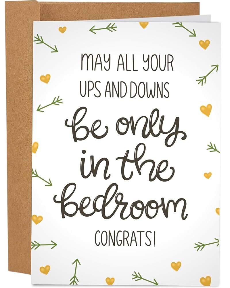 amazon-com-sleazy-greetings-funny-wedding-card-for-her-engaged-bachelorette-party-bridal-shower-adult-inappropriate-engagement-card-5x7-inch-funny-engagement-card-from-friend-ups-and-downs-be-only-in-the-office-products for Free Printable Bridal Shower Congratulations Cards Amazon.com : Sleazy Greetings Funny Wedding Card For Her Engaged Bachelorette Party Bridal Shower,Adult Inappropriate Engagement Card,5x7 Inch Funny Engagement Card From Friend,Ups And Downs Be Only In The : Office Products for Free Printable Bridal Shower Congratulations Cards
