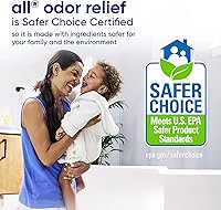 Vista 4 de Detergente líquido para ropa all, Free Clear para piel sensible, alivio del olor, sin fragancia e hipoalergénico, 2X concentrado, 90 cargas