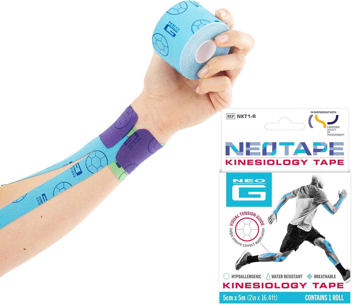 Kinesiology Tape Precut , Elastic Therapeutic Sports Tape For Knee Shoulder And Elbow, Pain - View #8
