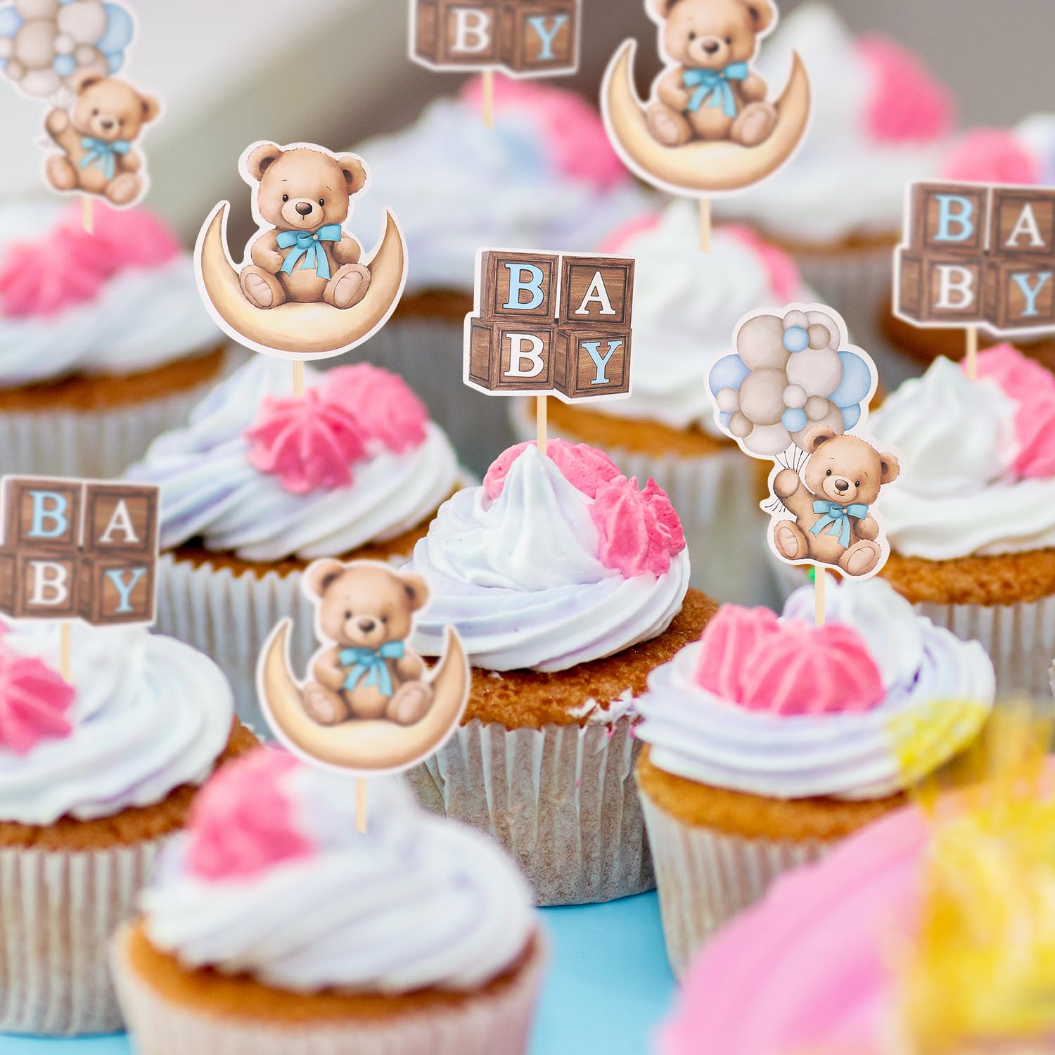Accessori Festa Bebè Topper Torta Baby Shower In Legno - Welcome Baby  Design Rustico Decorazione Legno Benvenuto Baby, image size:1500x1500